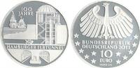 Deutschland / Eurowährung 10 Euro 100 Jahre Elbtunnel 2011 Münzzeichen J 10 Euro 100 J. Hamb. Elbtunnel 2011 Münzzeichen J Polierte Platte, in Münzkapsel -