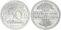 Deutschland / Weimar 50 Pfennig Weimar 50Pfennig 1922 G FEHLPRÄGUNG 2 von 1922 im Stempel geändert prfr. -