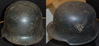 3. Reich / Nationalsozialismus Helm der Feuerschutzpolizei Helm M35 der Feuerschutzpolizei im 3.Reich -