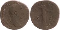 Antike / Römische Kaiserzeit/ Antoninus Pius Sesterz Antoninus Pius, Sesterz, Annona nach r. stehend, s, schöne Patina -