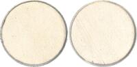 DDR Rohling für 2 Mark DDR, Fehlprägung: Rohling für 2 Mark in Aluminium, J.1516 - noch unbeprägt !!! -