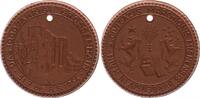 Deutschland Porzellanmedaille Meissen 1000 Jahre Grossenhain 31.7.bis 8.8.1954 -