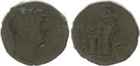 Antike / Römische Kaiserzeit / Hadrian As Hadrianus, 117-138, As Salus n.l. stehend -