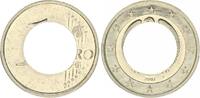 Deutschland 1 Euro Fehlprägung nur auf Außenring geprägt ohne Pille -