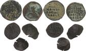 Antike / Byzanz Lot aus 5 AE Byzanz Lot 5 x Byzanz -