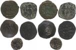 Antike / Byzanz Lot aus 5 AE Byzanz Lot 5 x Byzanz -