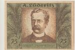 Kolonien Afrika 75 Pfennig, Deutsch- Hanseatischer Kolonialgedenkt A. Lüderitz 4.11.1921 75 Pf, Deutsch- Hanseat. Kolonialgedenktag, Fehldruck -