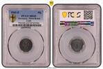 Germany, Third Reich Pfennig Drittes Reich 1 Pfennig 1941 E Stempelglanz PCGS zertifiziert -