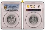 Germany, Weimar Rep. 3 Mark Inflation 3 Mark Alu J.302 1922 A Stempelglanz PCGS zertifiziert -