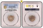 Germany-Empire 1/2 Mark Kaiserreich 1/2 Mark. J.16 1919 E Stempelglanz PCGS zertifiziert -