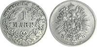 Deutschland / Kaiserreich 1 Mark 1 Mark kleiner Adler J.9 1877 B s-ss -