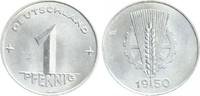 Deutschland / DDR 1 Pfennig Alu DDR 1 Pfennig 1950 A, Prachtexemplar, stempelglanz (3) -