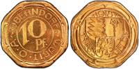 Germany-Empire P10 Pfg 1918 P10 Pfg Funck-392.2 Oberndorf AE, RD Probe in Kupfer, PCGS zertifiziert -