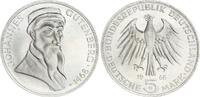 xxx Bundesrepublik Deutschland 5 Mark Silber Gedenkmünze Johannes Gutenberg J.397 -