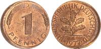 Deutschland 1 Pfennig Fehlprägung BRD 1 Pfennig 1977 J Fehlprägung: 10-15% dezentriert, prfr. (2) -