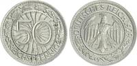 Deutschland / WEIMAR-3.Reich 50 Pfennig 3.Reich/WEIMAR 50 Pfennig 1929 F vz -