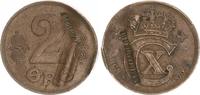 Dänemark 2 Öre Dänemark, 2 Öre 1920 umgestempelt zu Privatnotgeld -