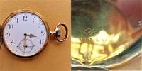 Deutschland, HERREN TASCHENUHR, HERREN TASCHENUHR, Gold (8 Karat), Dürrstein, Sprungdeckel, ca. 1920, -