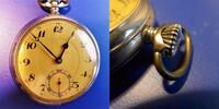 Deutschland?, HERREN TASCHENUHR, solide HERREN TASCHENUHR, einfacher Aufbau und gute Funktion, ca. 50 er Jahre, -