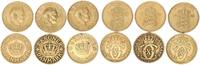 Dänemark 2 Kroner Dänemark,Lot 6 x 2 Kroner 1925 - 1958 -