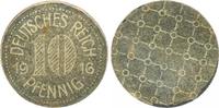Deutschland / WEIMAR / PROBEPRÄGUNG Hartpappe Probe 10 Pfennig WEIMAR Pergament Hartpappe Probe 10 Pfennig 1916 !!! -