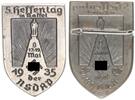 3. Reich / Nationalsozialismus Orden Propaganda Anstecker Hessentag in Kassel 1935 -