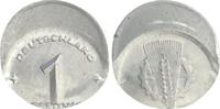 Deutschland / DDR 1 Pfennig Fehlprägung 1 Pfennig DDR ohne Jahr 25% dezentriert -