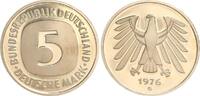 Deutschland / Bundesrepublik 5 Mark 5 DM Kursmünze 1976G TOP-Erhaltung ! Polierte Platte (PP, Proof) -