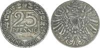 Kaiserreich / Probe 25 Pfennig Probe zum 25Pf. J.18 in anderer Gestaltung der Vorder- und Rückseite vz -