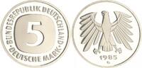 Deutschland / Bundesrepublik 5 Mark 5 DM Kursmünze 1985G TOP-Erhaltung ! Polierte Platte (PP, Proof) -