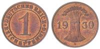 Deutschland / Weimar 1 Pfennig Weimar 1 Reichspfennig J.313 1930 A -