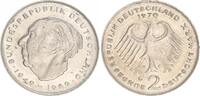 Deutschland 2 DM 2 DM Heuss 1970 G, Fehlprägung,auf halbem geplatzten Schrötling -
