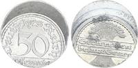 Deutschland / Weimar 50 Pfennig Weimar 50Pf. J.301 FEHLPRÄGUNG dezentriert, ohne Riffelrand, ohne Jahr -