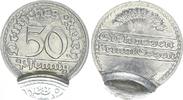 Deutschland / Weimar 50 Pfennig Weimar 50Pf. J.301 Fehlprägung, Doppelschlag mit untergeschobener Ronde -