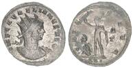 Antike / Römische Kaiserzeit Antoninian, Aurelianus , ORIENS AVG , Sol steht n.l. mit 1 Gefangenen -