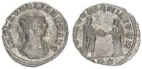 Antike / Römische Kaiserzeit Antoninian Aurelianus, A. im Handschlag mit Concordia, CONCORDIA MILITVM -