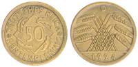 Deutschland 50 Rentenpfennig Weimar 50 Pfennig J.310 1924 D -