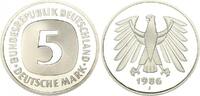 Deutschland / Bundesrepublik 5 Mark 5 DM Kursmünze 1986J TOP-Erhaltung ! Polierte Platte (PP, Proof) -
