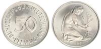 Deutschland 50 Pfennig 50Pf. Fehlprägung 1971 J Variante mit kleinem J -