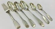 Silber 875 Silber Besteck Set unterschiedliches Besteck, 875 Silber, 327g -