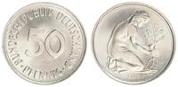 Deutschland 50 Pfennig 50Pf. Fehlprägung 1971 J Variante mit kleinem J -