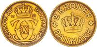 Dänemark 2 Kroner Dänemark, 2 Kronen 1925 ss (3) -