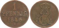 Braunschweig-Calenberg-Hannover 1 Pfennig Braunschweig-Calenberg-Hannover, Ernst August (1837-51), 1 Pfennig 1846 B -