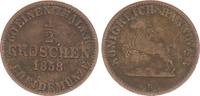Hannover, Königreich 1/2 Groschen Hannover, Königreich Georg V, 1/2 Groschen 1858 B -