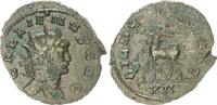 Antike / Römische Kaiserzeit/Gallienus Antoninian, Gallienus Silber-Antoninian RS. DIANAE CONS AUG, Antilope steht n.l. -
