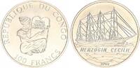 Kongo 100 Francs Kongo (Brazzaville) 100 Francs 1993. Herzogin Cecilie, Dreimaster -
