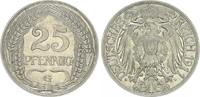 Deutschland / Kaiserreich 25 Pfennig Kaiserreich 25 Pfennig J.18 1911 G -