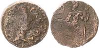 Spanien Tiberius Semis Spanien Carteia Semis, Tiberius (14 - 37 d.C.), Fortuna mit Turmkrone, Neptun -