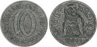 Weimar, Aachen Notgeldprobe Aachen 10 Pfennig Notgeldprobe in Eisen, Aachen Stadt 10 Pf., RS Bärin -