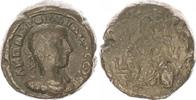 Antike / Römische Kaiserzeit/ Gordianus III Billon Tetradrachme Gordianus Pius Alexandria RV Athena mit Nike und Speer n.l. sitzend, daneben Sch -